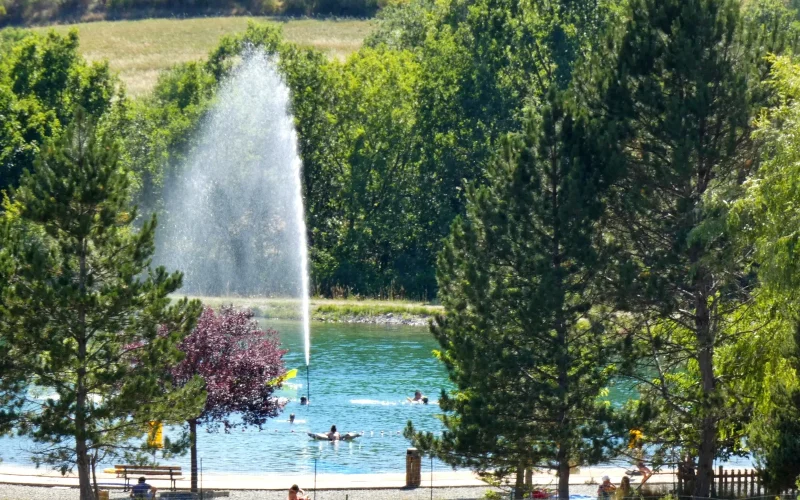 Plan d’eau de Pigerolles à Rosans